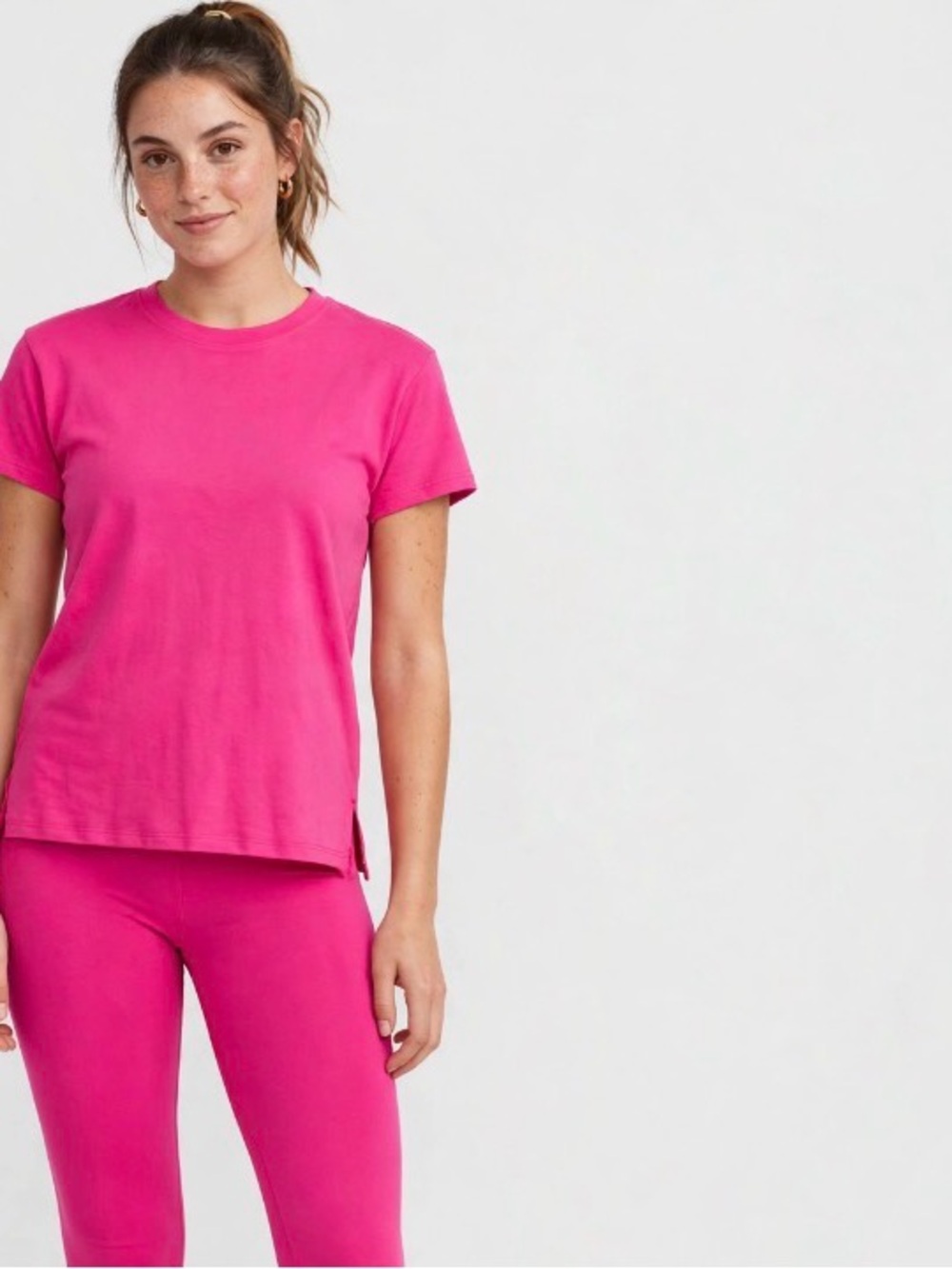 Zenana Outfitters Hot Pink Jumpsuit Set